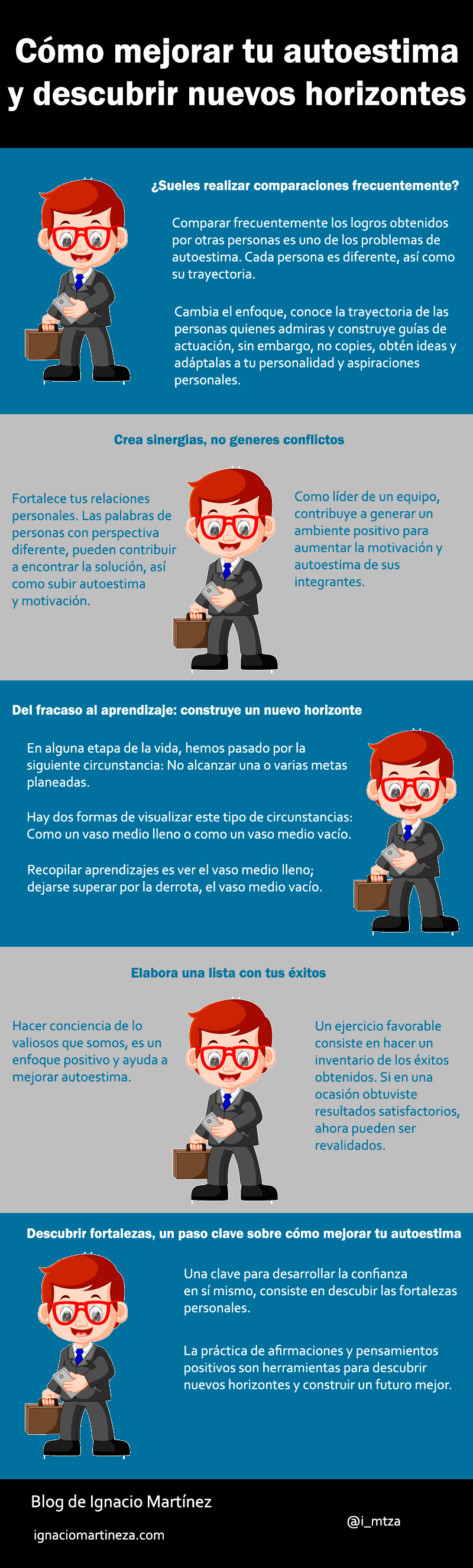 Infografía - Cómo mejorar tu autoestima