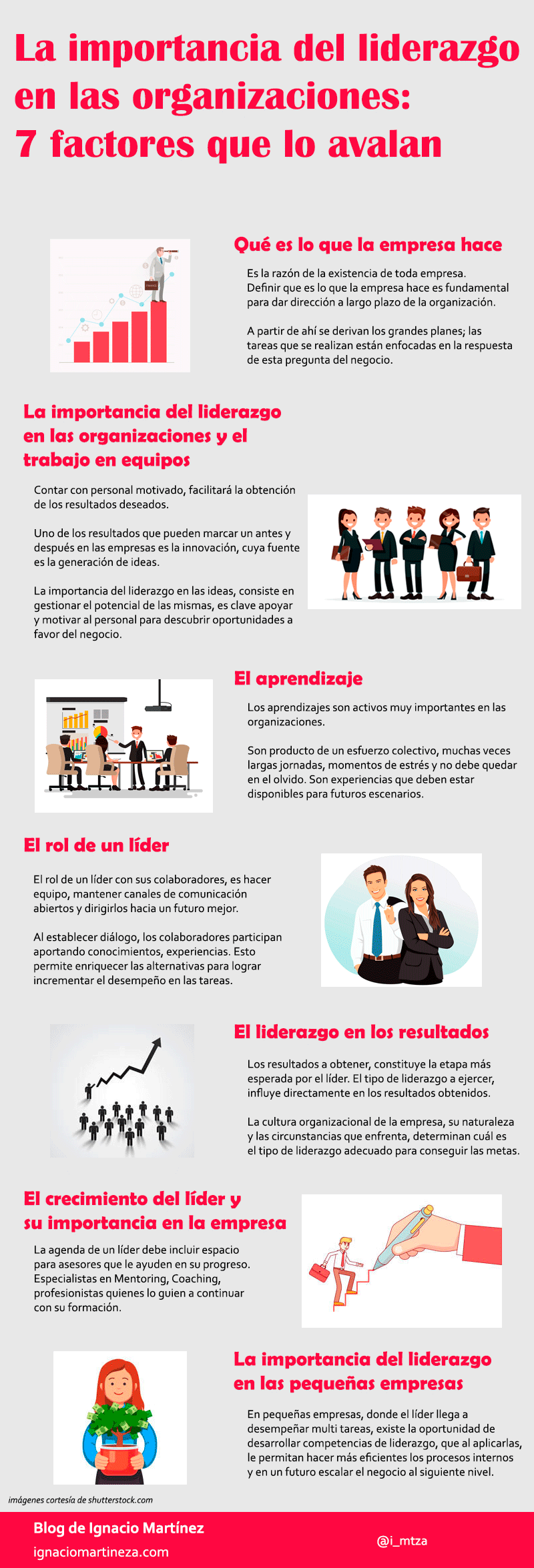 Infografía - La importancia del liderazgo en las organizaciones