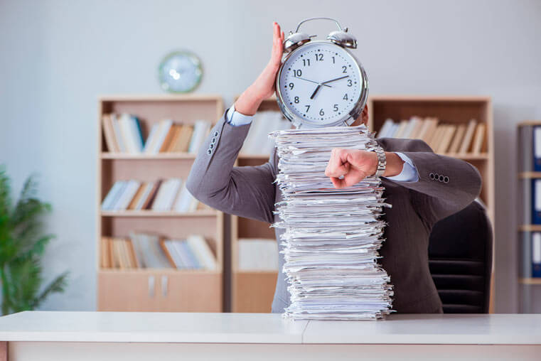 Carga de trabajo excesiva